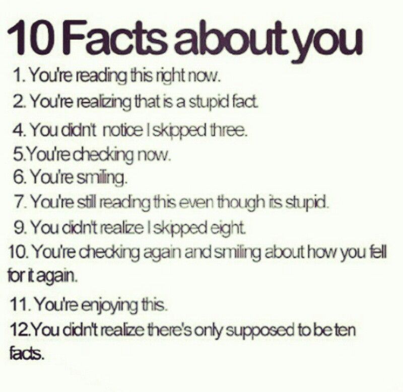 interesting facts about me